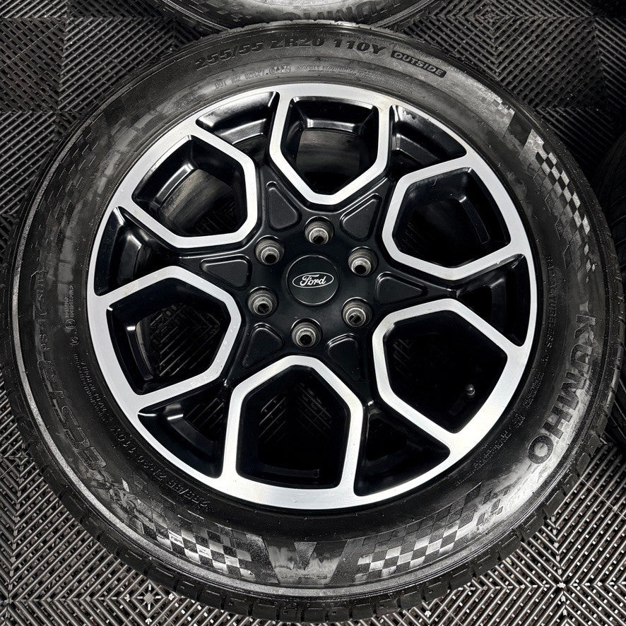 20'' Ford Ranger Black Dc Wildtrak Wheels Tyres Alloys Genuine N1WC-1007-E1B