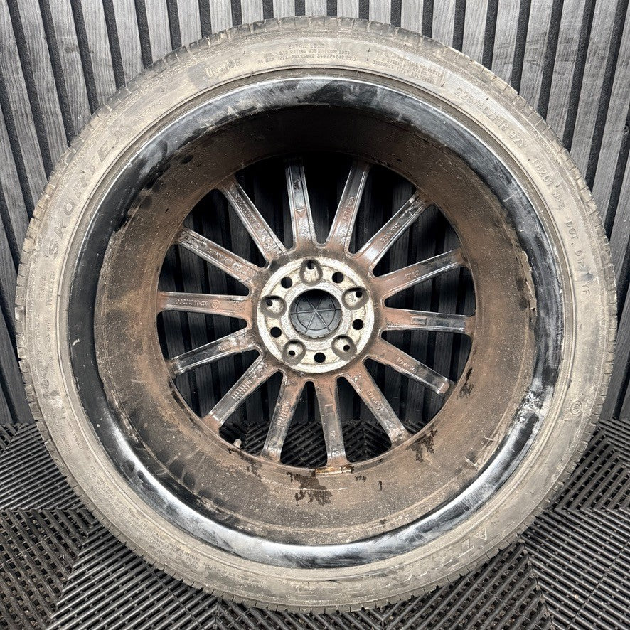 1X 18'' Mercedes AMG A Class CLA W176 Black Alloy Wheel Tyre A1764010200 Genuine