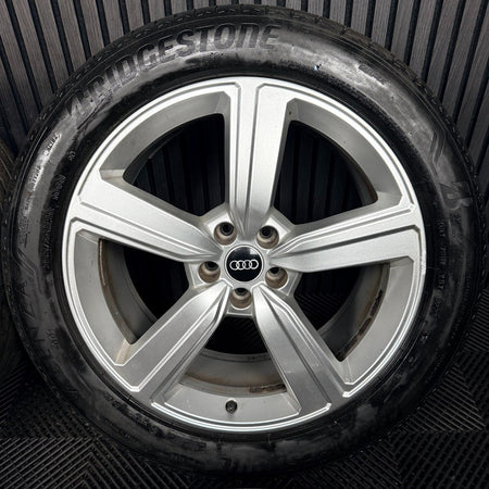 20'' Audi E-Tron Etron 5 Spoke Cut Alloy Wheels Tyres 4KE601025S Genuine
