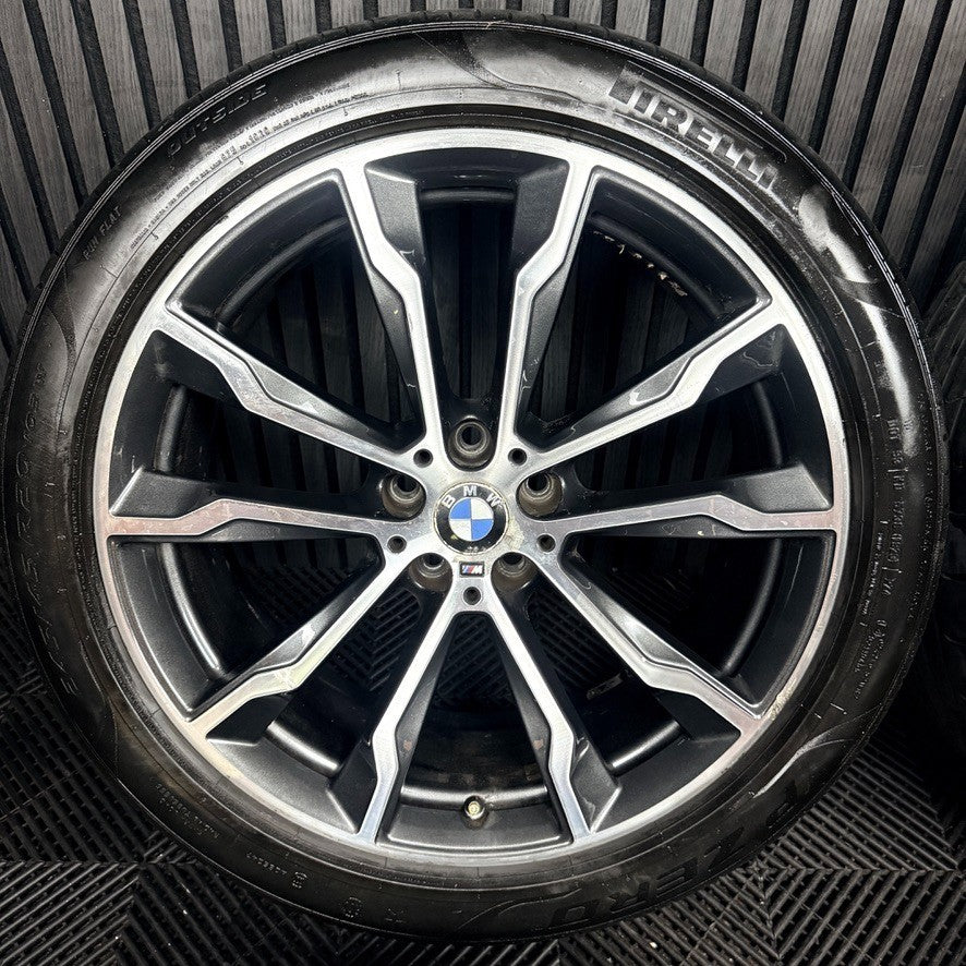 20'' BMW X3 X4 G01 G02 699 M Sport Alloy Wheels Tyres Alloys 801026 Genuine