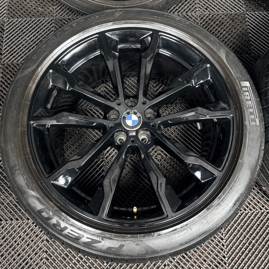 20'' BMW X3 X4 G01 G02 699 Black M Sport Wheels Tyres Alloys 801026 Genuine