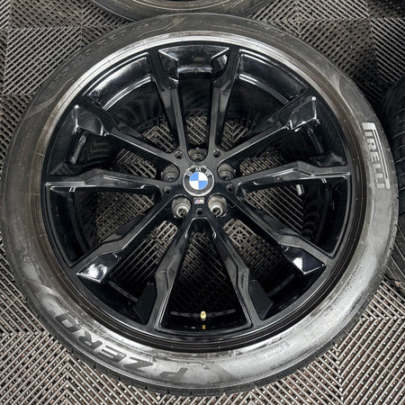 20'' BMW X3 X4 G01 G02 699 Black M Sport Wheels Tyres Alloys 801026 Genuine
