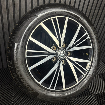 1X 16'' GENUINE VW GOLF MK7.5 MK7 LINAS ALLOY WHEEL TYRE GT SINGLE 5G0601025CD