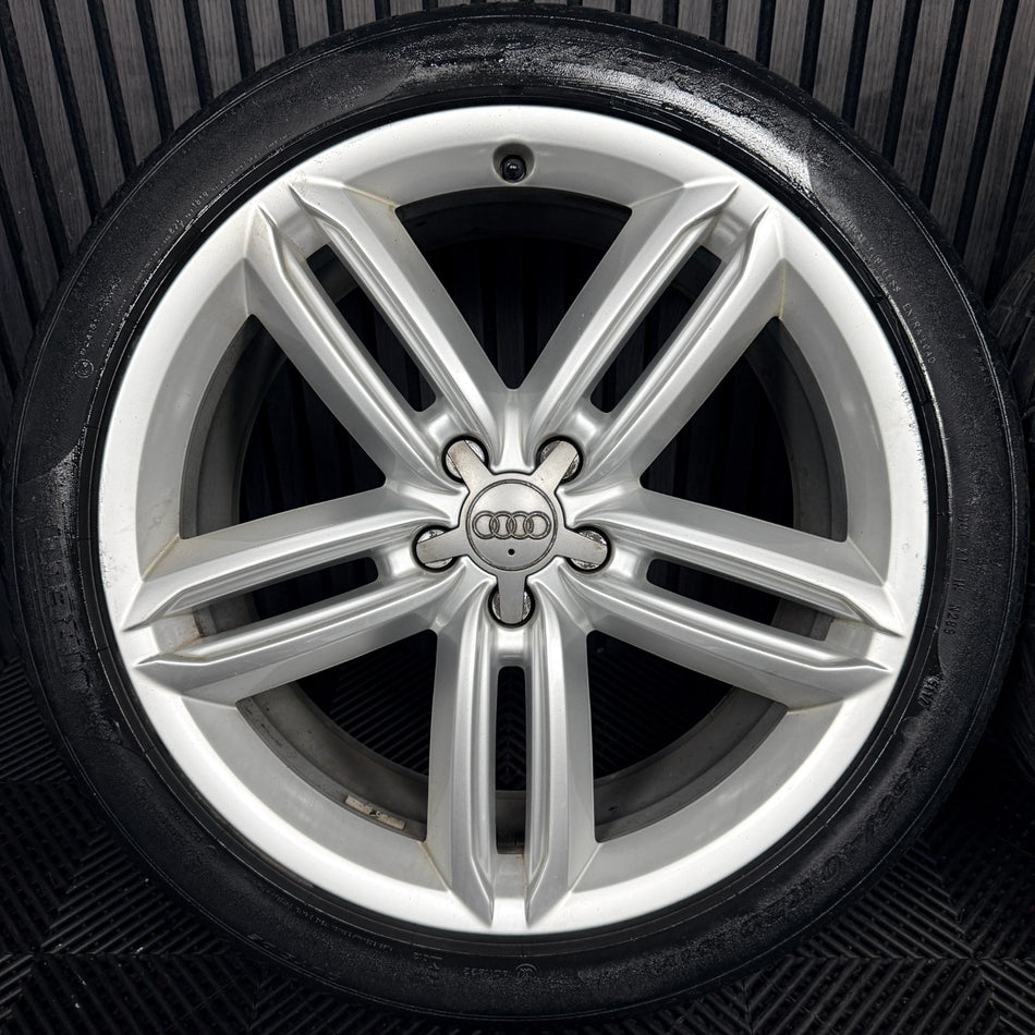 20'' GENUINE AUDI A6 C7 4G ALLROAD S LINE ALLOYS WHEELS TYRES 4G9601025G