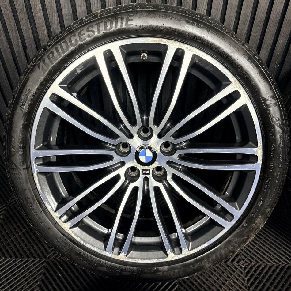 19’’ BMW 5 Series 664 M Sport G30 G31 Alloy Wheels Tyres Alloys Genuine