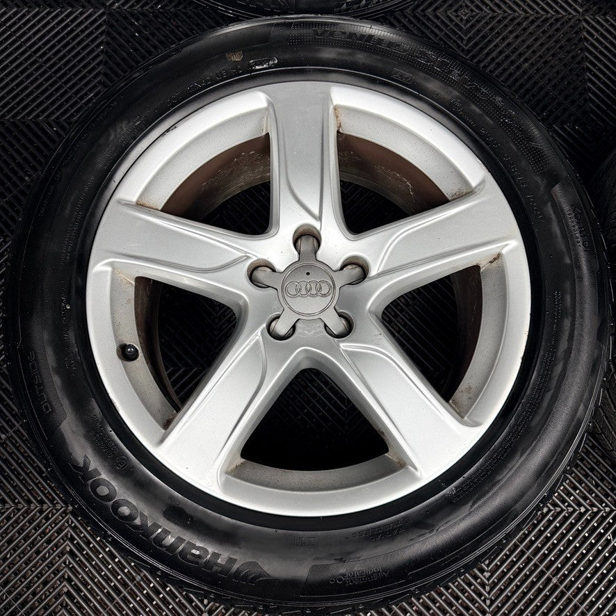 18'' Audi A6 C7 4G Allroad 5 Spoke Alloys Wheels Tyres 4G9601025E Genuine