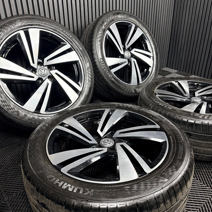 20'' VW Touareg Nevada Black DC Alloy Wheels Alloys Tyres Q7 760601025S Genuine