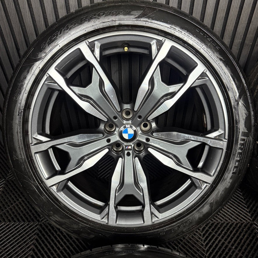 20'' GENUINE BMW X3 X4 G01 G02 787 M SPORT ALLOY WHEELS TYRES ALLOYS 8073791 92