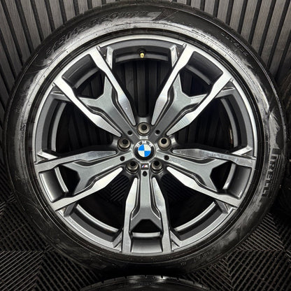 20'' GENUINE BMW X3 X4 G01 G02 787 M SPORT ALLOY WHEELS TYRES ALLOYS 8073791 92