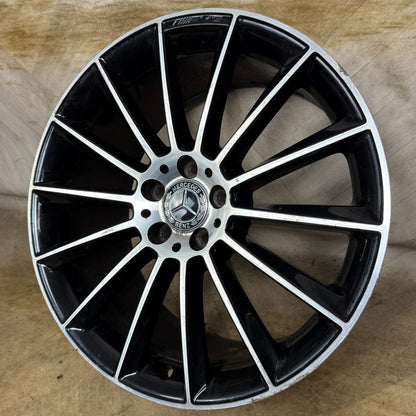 1X 20" GENUINE AMG MERCEDES E CLASS BLACK ALLOY WHEEL BACK W213 A2134012300 REAR