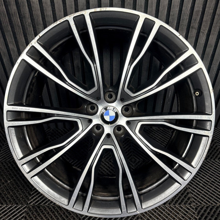 1X 21'' BMW X3 X4 G01 G02 726 M Sport Alloy Wheel Front 8043670 Genuine
