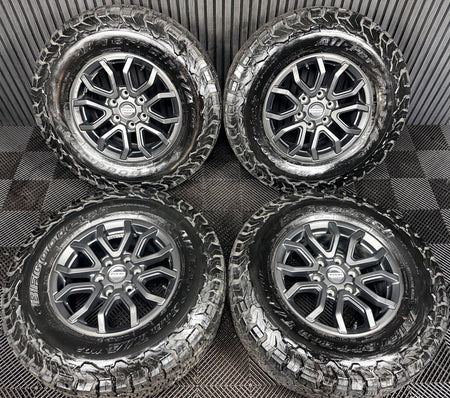 17'' Ford Ranger Raptor Grey Alloy Wheels Tyres Alloys Genuine N1WC-1007-D1A