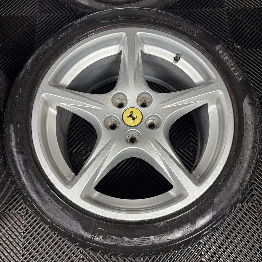 19" 18'' GENUINE FERRARI 612 SCAGLIETTI ALLOY WHEELS TYRES 194187 194186