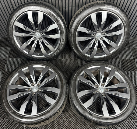 20'' VW Tiguan R Line Suzuka Grey Alloy Wheels Tyre Alloys 5NA601025G Genuine
