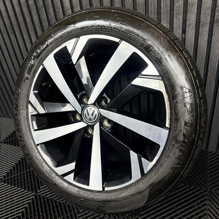 1X 16'' VW Polo Torsby Mk6 2G Alloy Wheel Tyre GT Single 2G0601025T Genuine