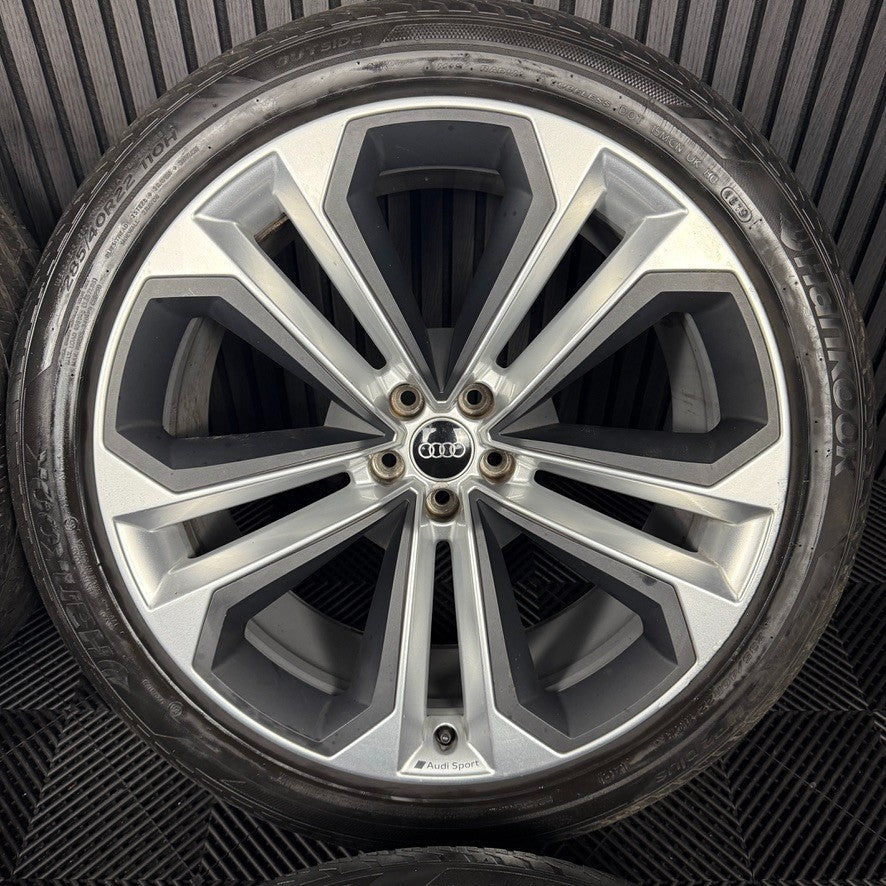 22'' GENUINE AUDI SQ8 Q8 S LINE 4M ALLOY WHEELS ALLOYS TYRES 4M8601025AN