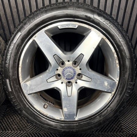 18'' AMG Mercedes GLA Silver 5 Spoke Wheels Tyres Alloys A1564010500 Genuine