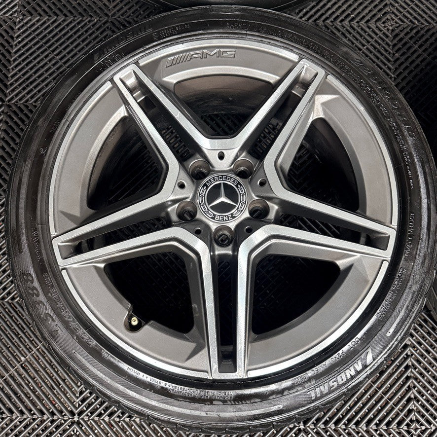 18'' Mercedes Amg A Class Cla B Alloy Wheels Tyres Alloys W177 Genuine
