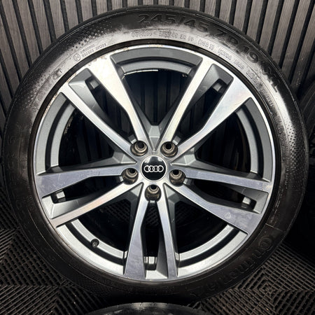 19'' Audi A6 C8 S Line 5 Double Spoke Alloy Wheels Tyres 4K0601025H Genuine