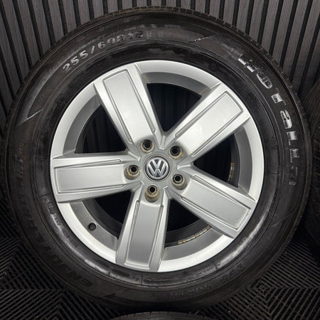 18" GENUINE VW AMAROK MANAUS 5 SPOKE SILVER ALLOY WHEELS TYRES ALLOYS 2H6601025B