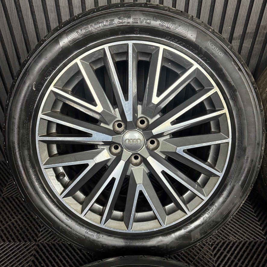 19'' GENUINE AUDI Q3 S LINE MULTISPOKE DC ALLOY WHEELS TYRE ALLOYS 83A601025L