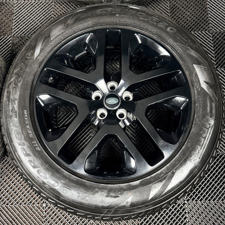 20'' Land Rover Defender Black 5095 Alloy Wheels Tyres Alloys L8BM-CA Genuine
