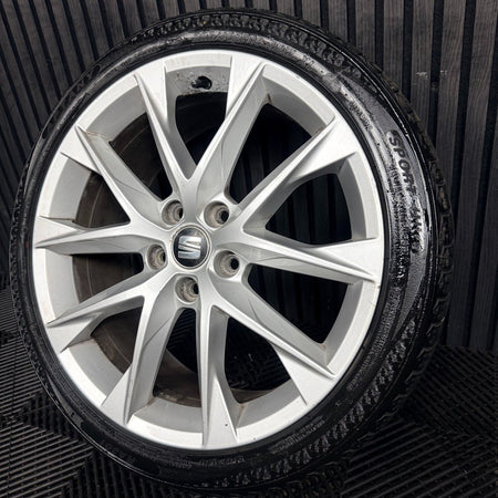 1X 18'' Seat Leon FR Performance MK3 Alloy Wheel Tyre Single Genuine 5F0601025AA