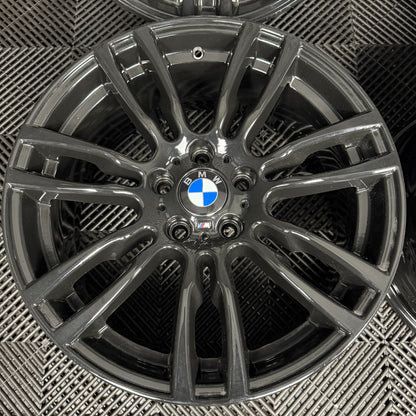 19" GENUINE BMW 3 SERIES 403 BLACK M SPORT F30 F31 F32 E90 E92 ALLOY WHEELS
