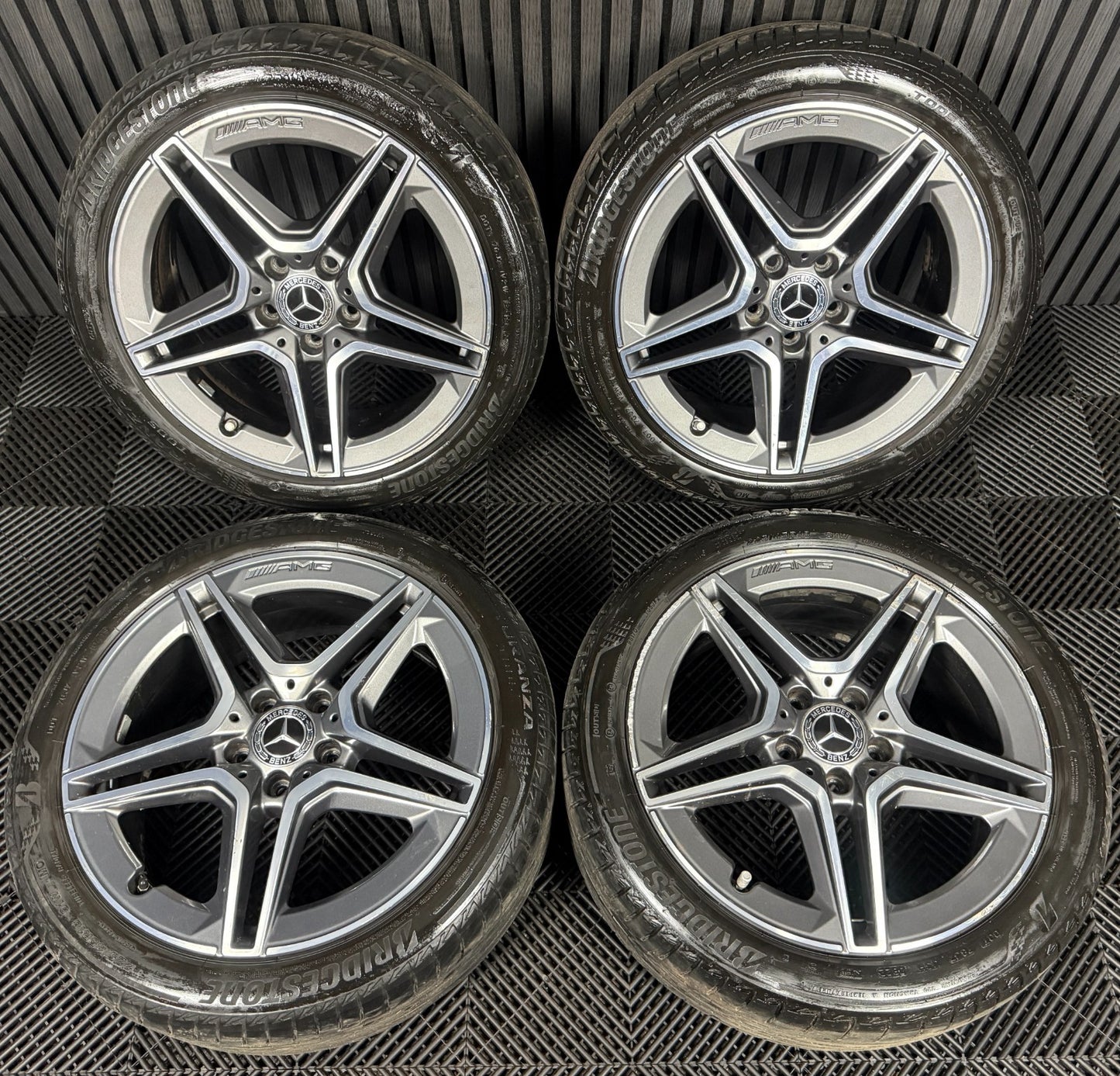 18'' GENUINE MERCEDES AMG A CLASS CLA B ALLOY WHEELS TYRES ALLOYS W177 5X112