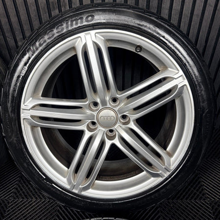 19'' Audi Q3 S Line 5 Triple Segment Wheels Tyres Alloys 8U0601025AC Genuine