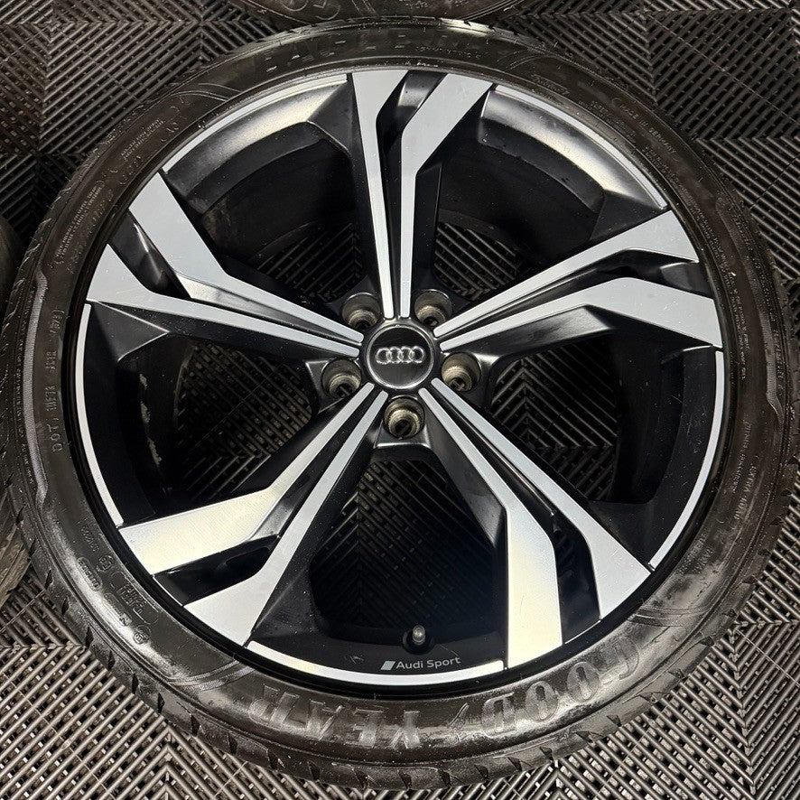 20'' GENUINE AUDI RSQ3 Q3 S LINE 5 SPOKE ALLOY WHEELS TYRE ALLOYS 83A601025AC