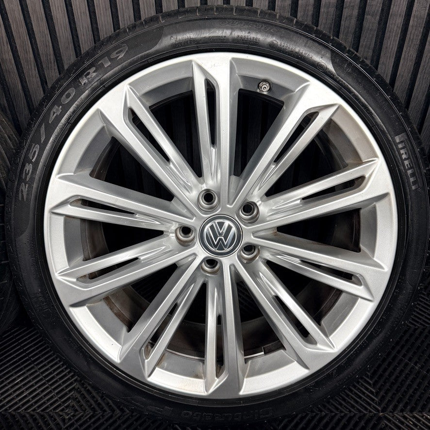 19'' VW Passat B8 Verona R Line Wheels Tyres Alloys 3G0601025R Genuine