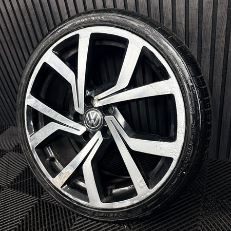 1X 19'' VW Golf Brescia Clubsport GTI MK7 Alloy Wheel Tyre 5G0601025CL Genuine