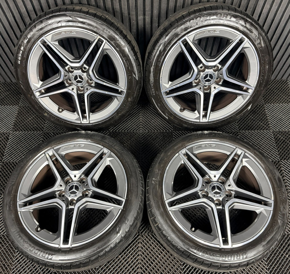 18'' Mercedes Amg A Class Cla B Alloy Wheels Tyres Alloys W177 Genuine