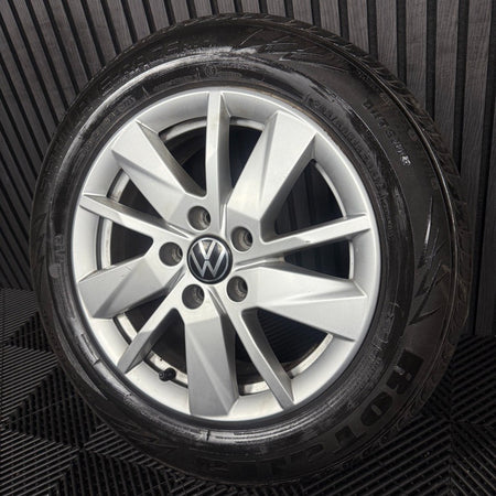 1X 16'' GENUINE VW CADDY VIENNA ALLOY WHEEL TYRE GT SINGLE 2K7601025