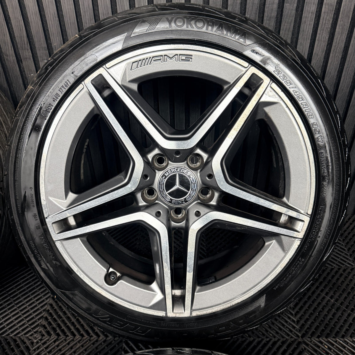 18'' Mercedes Amg A Class Cla B Alloy Wheels Tyres Alloys W177 Genuine