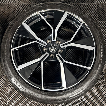 20" VW Tiguan Tayron R Line Leeds Black DC Wheels Tyre Alloys 571601025F Genuine