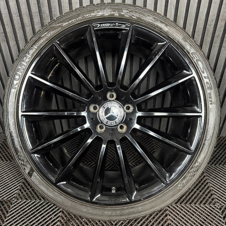 1X 20" GENUINE AMG MERCEDES E CLASS BLACK ALLOY WHEEL BACK W213 A2134012300 REAR