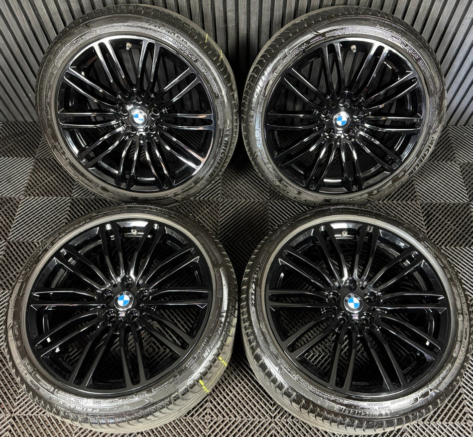 19" BMW 5 Series 664 Black M Sport G30 G31 Alloy Wheel Tyres Genuine OEM