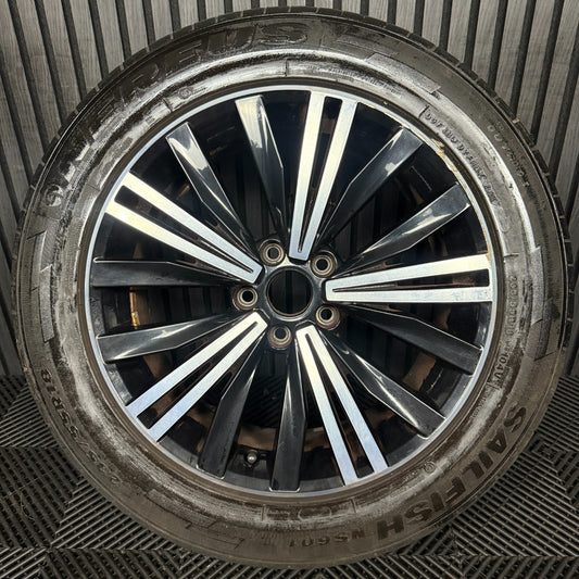 1X 18'' GENUINE VW TIGUAN PATAGONIA GREY ALLOY TYRE WHEEL SINGLE 5NA601025C