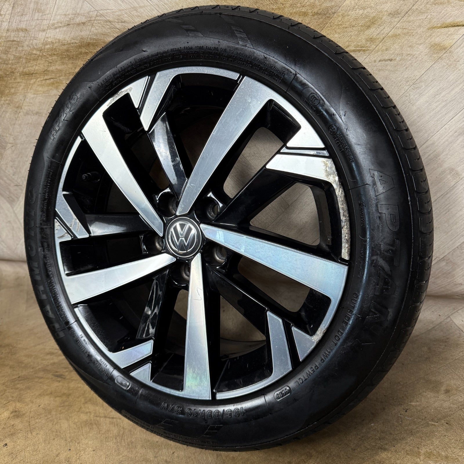 1X 16'' GENUINE VW POLO TORSBY MK6 2G ALLOY WHEEL TYRE GT SINGLE 2G0601025T