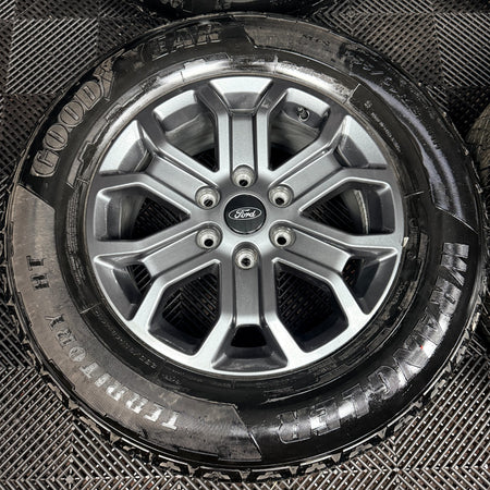18'' Ford Ranger Grey Wildtrak Alloy Wheels Tyres Alloys Genuine N1WC-1007-E1B
