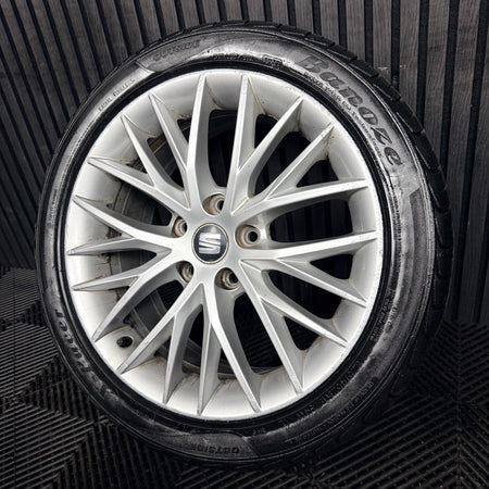 1X 17'' Seat Leon FR MK3 Alloy Wheel Tyre Single Genuine 5F0601025H
