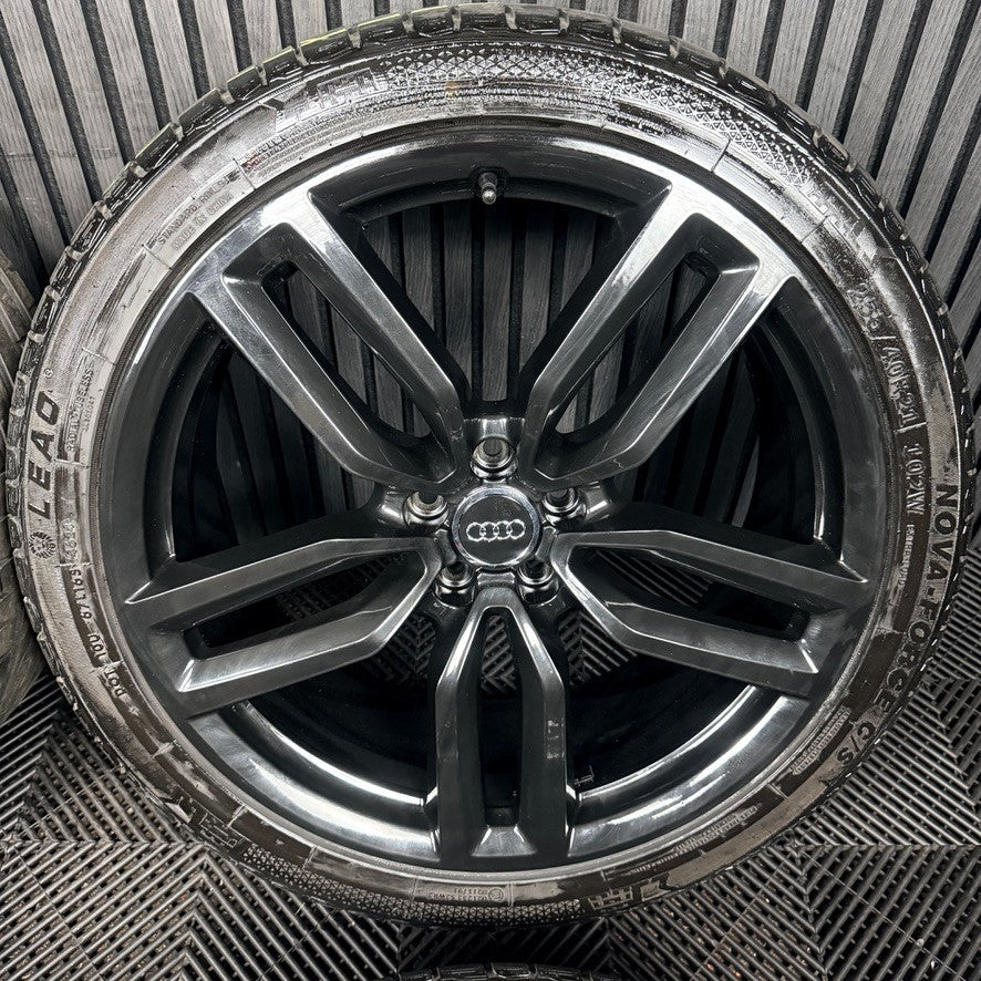 21'' Audi SQ5 Q5 S Line Black Alloy Wheels Tyres 8R0601025CP Genuine