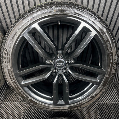 21'' Audi SQ5 Q5 S Line Black Alloy Wheels Tyres 8R0601025CP Genuine