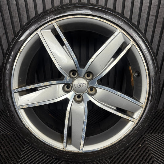 1X 18'' GENUINE VW AUDI A1 8X1 ALLOY WHEEL TYRE SINGLE 8XA601025F 7.5J ET37.5