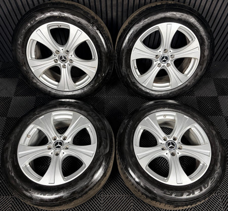 18'' Mercedes GLC Silver 5 Spoke Alloy Wheels Tyres Alloys A2534010800 Genuine