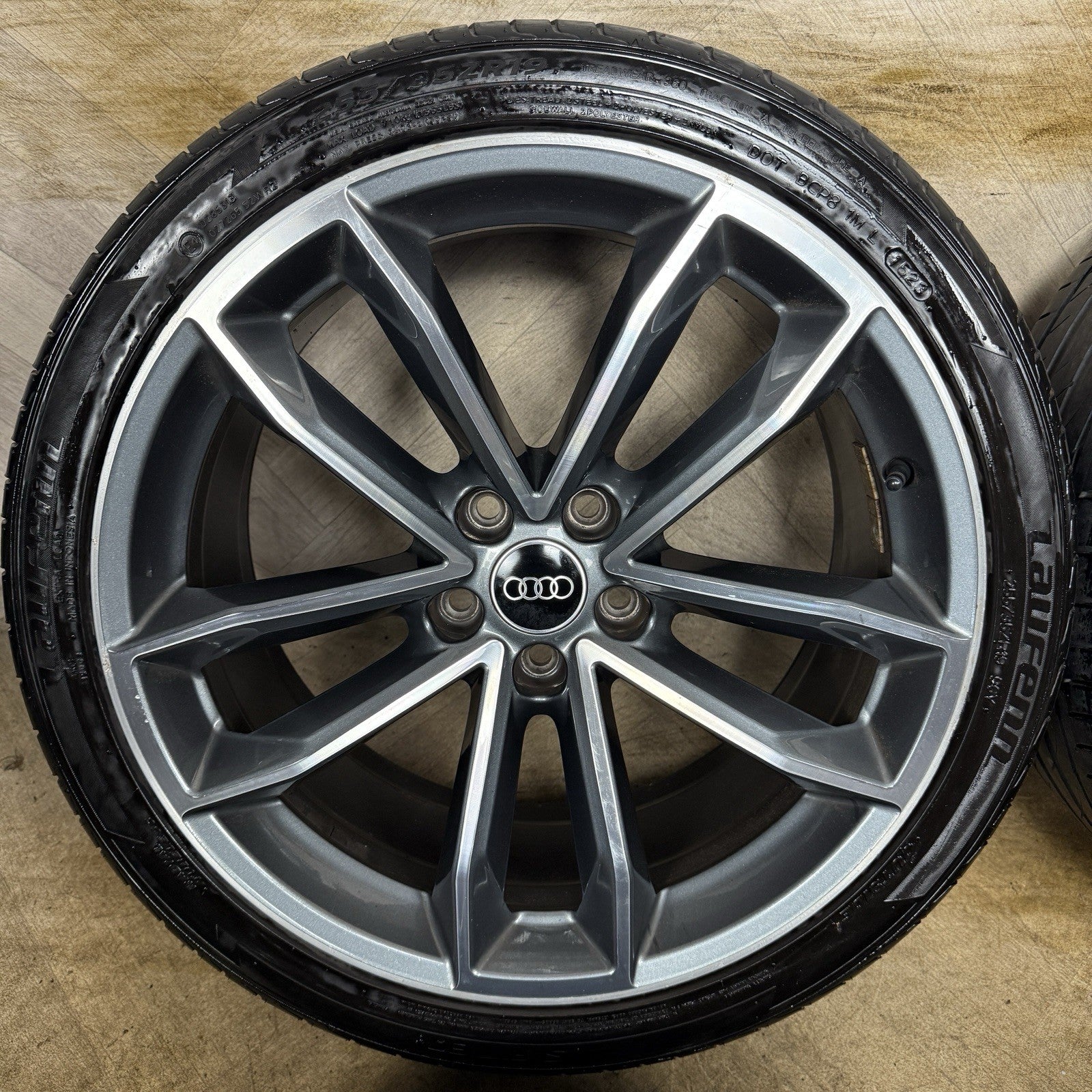 19'' GENUINE AUDI A5 S LINE S5 ALLOY WHEELS ALLOYS TYRES 8W0601025DF