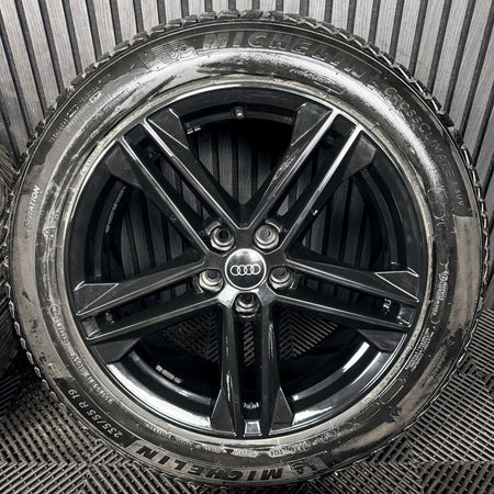 19'' Audi Q5 Black S Line Alloy Wheels Tyres 5X112 80A601025G Genuine