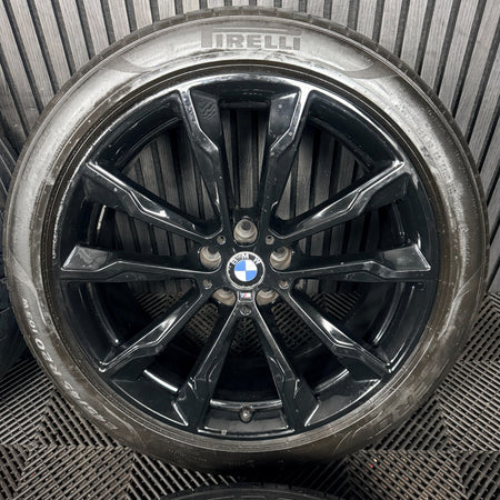 20'' BMW X3 X4 G01 G02 699 Black M Sport Wheels Tyres Alloys 801026 Genuine